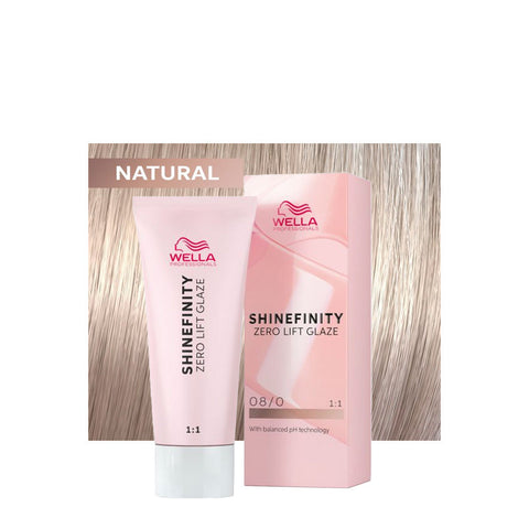 Wella Professionals Shinefinity Zero Lift Glaze 08/0 Natural Latte 60 ml