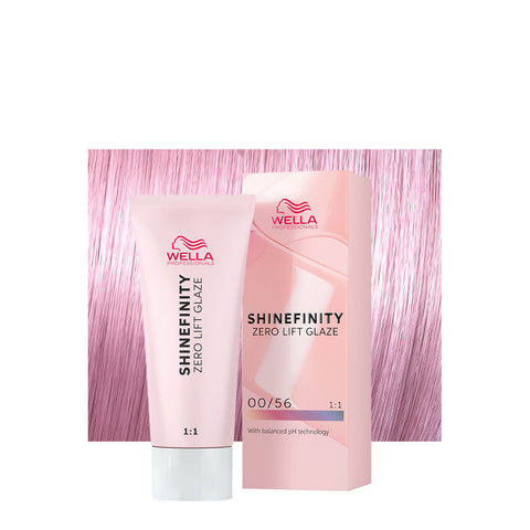 Wella Professionals Shinefinity Zero Lift Glaze 00/56 Rosé Booster 60 ml