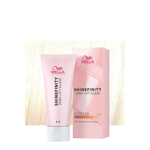 Wella Professionals Shinefinity Zero Lift Glaze 010/36 Biondo Platino Dorato Violetto tubo 60 ml