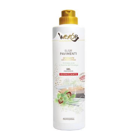 Wexor Elisir Pavimenti detergente gel igienizzante Orchidea Verde e Muschio dell'Himalaya 750 ml