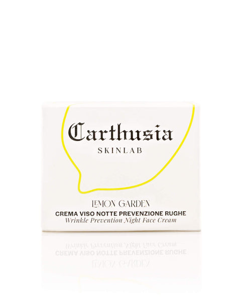 Carthusia Lemon Garden Crema Viso Notte Prevenzione Rughe 50 Ml