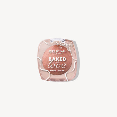 Deborah Milano Baked With Love Blush Lighter tonalità 03 Natural Bronze, blush cotto illuminante in cialda