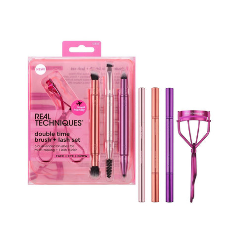 Real Techniques Double Time Brush + Lash Set