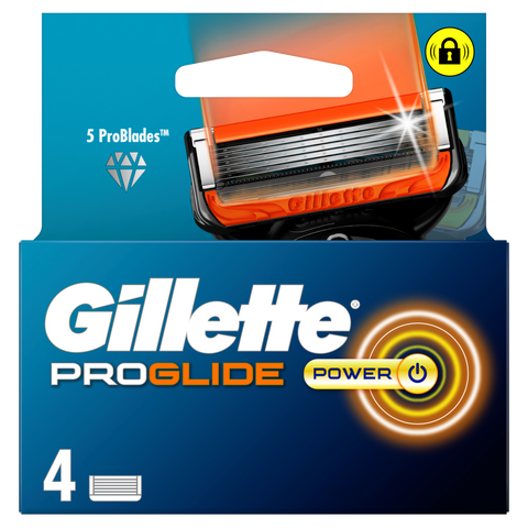 Confezione Gillette ProGlide Power lamette di ricambio da 4 pezzi