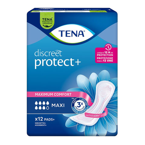 Confezione TENA Discreet Maxi 12 assorbenti