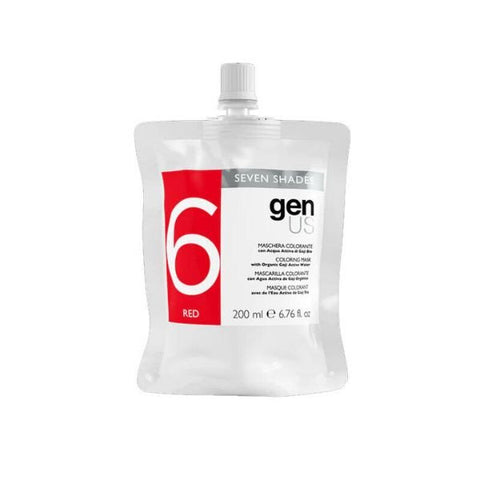 Genus Seven Shades Maschera Colorante Red 200 Ml