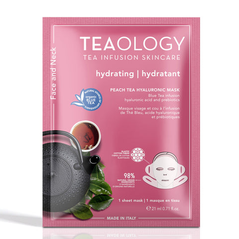 Teaology Peach Tea Hyaluronic Mask Idratante & Illuminante 21 Ml