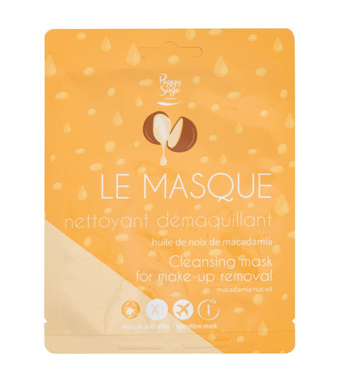 Peggy Sage Maschera Viso Detergente Struccante in microfibra 23 g, bustina