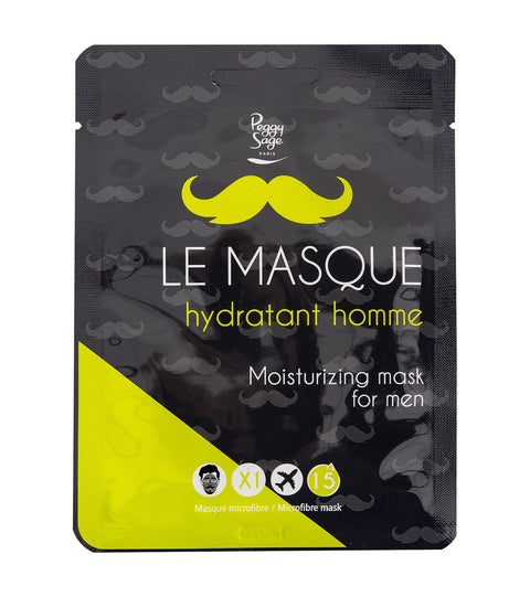 Peggy Sage Maschera Viso Uomo Idratante in microfibra 23 g, bustina