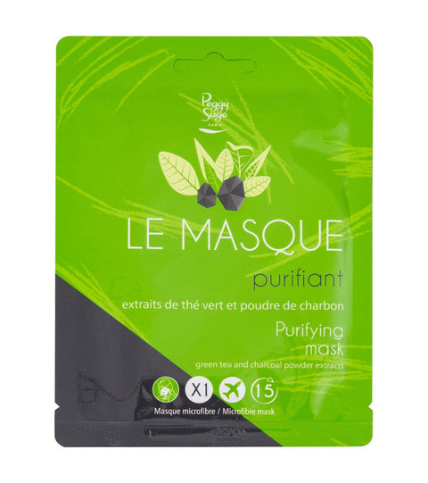 Peggy Sage Maschera Viso Purificante in microfibra 23 g, bustina