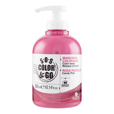 S.O.S  Color & Go Maschera Colorante Rosa Pastello 300 Ml