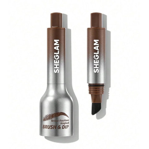 SHEGLAM Definitore sopracciglia con pennello Brow-Fection Angled Brush & Dip – 06 Auburn