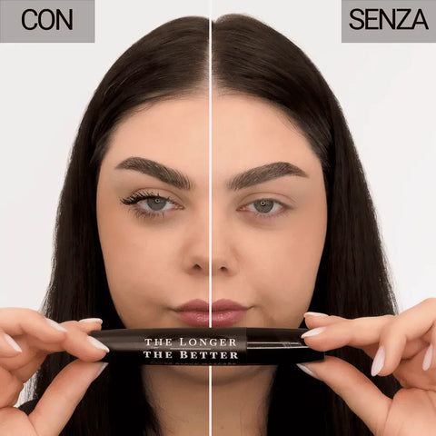 Layla The Longer The Better Extra Black Mascara, effetto sulle ciglia