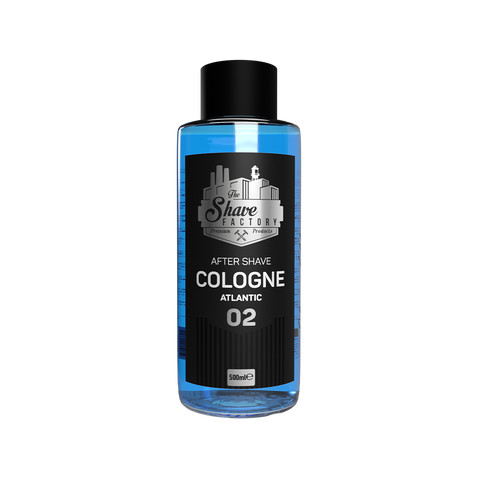The Shave Factory After Shave Cologne 02 Atlantic 500 ml in flacone di vetro