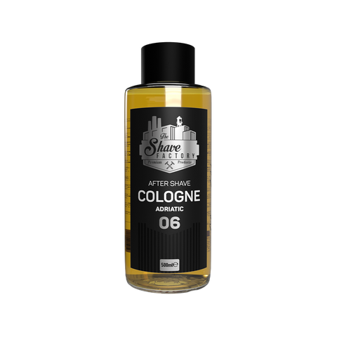 The Shave Factory After Shave Cologne 06 Adriatic acqua di colonia dopobarba flacone in vetro da 500 ml