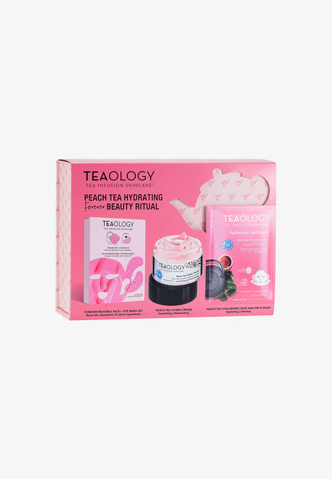 Teaology Peach Tea Hydrating Forever Beauty Ritual Kit Viso