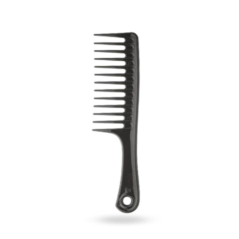 Xanitalia Pro pettine Giant 1 a denti larghi con manico nero 24,5 cm