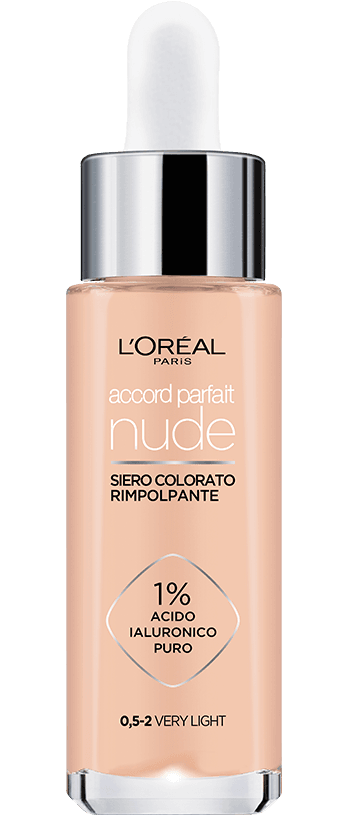 L'Oréal Paris Accord Parfait Nude Siero 1-2 Rosy Light 30 Ml