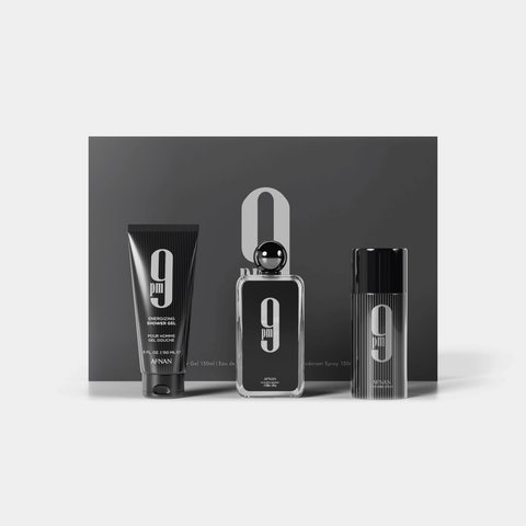 Afnan Set Regalo 9PM EDP 100 Ml+Shower Gel 150 Ml+ Deodorante - cofanetto completo