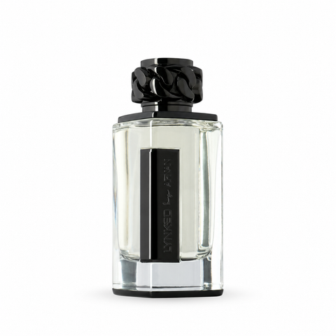 Afnan Lynked Freedom Black Eau De Parfum 100 Ml - flacone frontale su fondo bianco