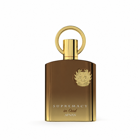 Afnan Supremacy In Oud Extrait De Parfum 100 Ml - flacone frontale su fondo bianco