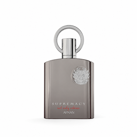 Afnan Supremacy Not Only Intense Extrait de Parfum 100 ml - flacone frontale su fondo bianco