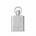 Afnan Supremacy Silver Eau de Parfum 100 ml - flacone frontale su fondo bianco