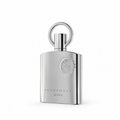 Afnan Supremacy Silver Eau de Parfum 100 ml - vista di tre quarti su fondo bianco