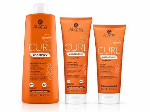 Alama Curl Kit Shampoo Conditioner Curls Amplifier