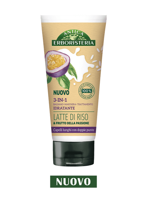 Antica Erboristeria Balsamo 3in1 Idratante Latte di Riso e Frutto della Passione flacone 200 ml