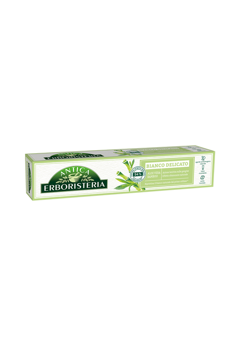 Antica Erboristeria Dentifricio Bianco Delicato con Aloe Vera e Bamboo tubetto 75 ml