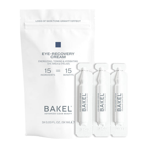 BAKEL Advanced Eye Recovery – Eye-Recovery Cream, 3 fiale da 1 ml
