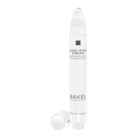 BAKEL Cool Eyes, 15 ml, crema contorno occhi, su fondo bianco