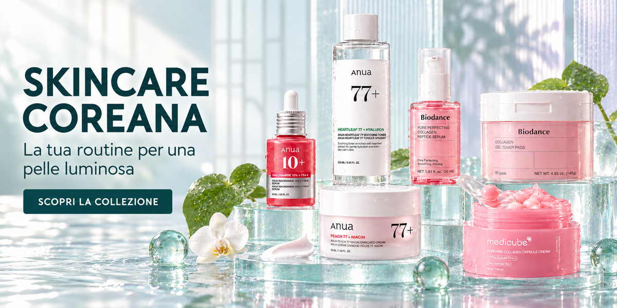 Skincare coreana: la tua routine per una pelle luminosa. Scopri la collezione