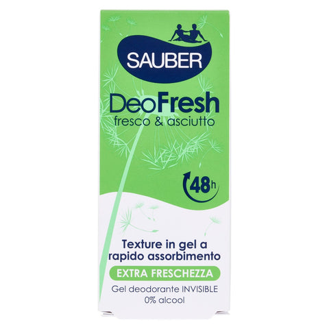 Sauber Deodorante Gel DeoDry Fresco & Asciutto con Polvere di Bamboo 30 ml