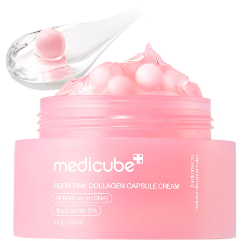 Medicube - PDRN Pink Collagen Capsule Cream - Crema viso - 55 g