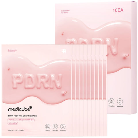 Medicube - PDRN Pink Vita Coating Mask - Maschera viso - 22 g