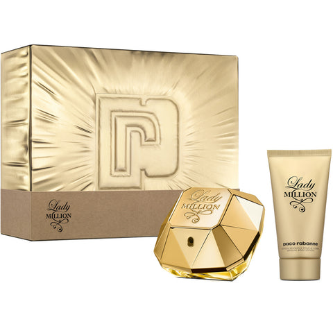 Paco Rabanne cofanetto Lady Million Eau de Parfum 50 ml e lozione corpo 75 ml