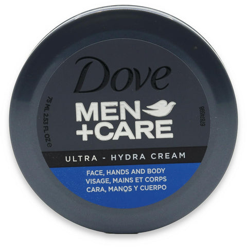 Barattolo Dove Men+Care Ultra Hydra Cream viso, mani e corpo 75 ml