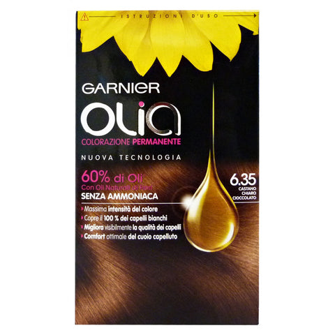 Garnier Olia Colorazione 6.35 Castano Chiaro Cioccolato