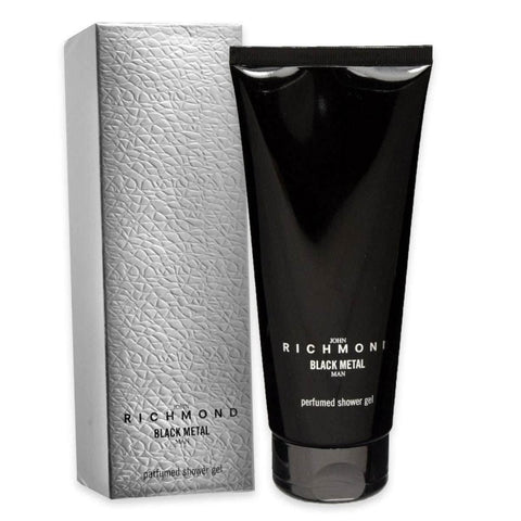 John Richmond Black Metal Shower Gel 200 Ml Uomo