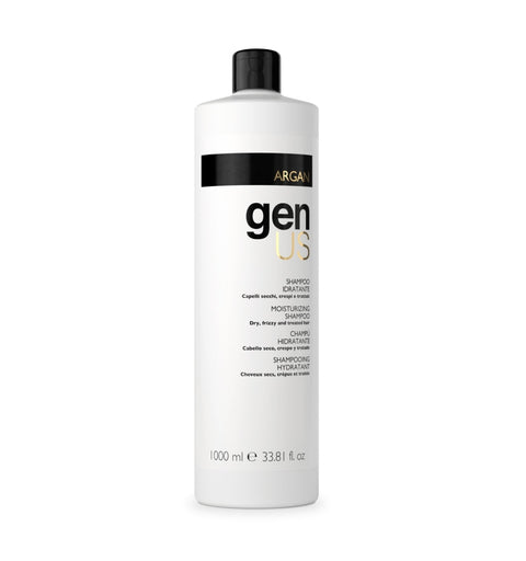 Genus Argan Shampoo Idratante Capelli Secchi e Crespi 1000 ml