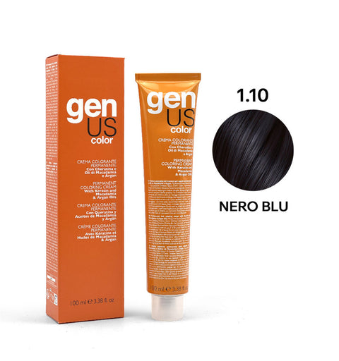 Genus Color 1.10 Nero Blu crema colorante permanente 100 ml