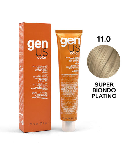 Genus Color 11.0 Super Biondo Platino crema colorante superschiarente 100 ml