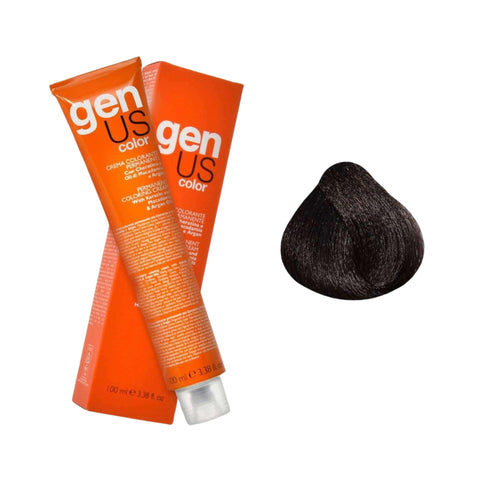 Genus Color 5.14 Castano Chiaro Tabacco 100 ml con campione colore