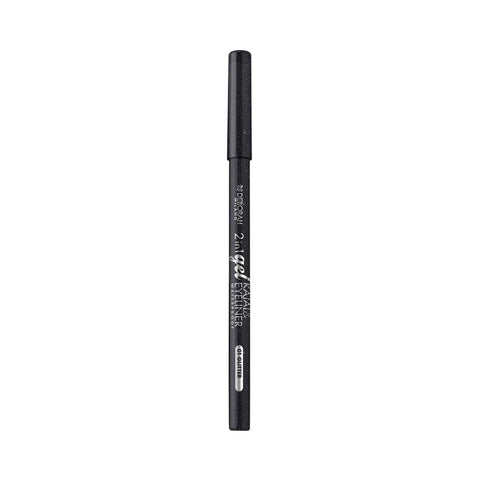 Deborah Milano Matita Occhi 2in1 Gel Kajal & Eyeliner Glitter colore 01 Glitter Black