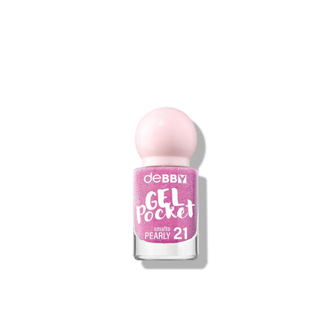 deBBY Smalto Gel Pocket 21 Power Lilac 4,5 ml, flacone di smalto effetto gel tonalità lilla