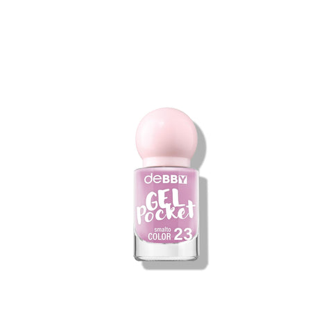 deBBY Smalto Gel Pocket 23 Amazing Yellow 4,5 ml, flacone di smalto effetto gel tonalità giallo
