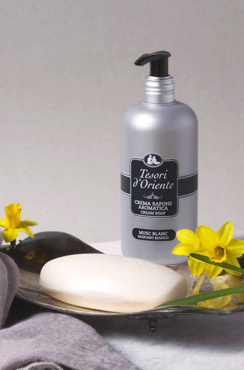 Tesori d'Oriente Sapone Liquido Mani Muschio Bianco 300 ml flacone