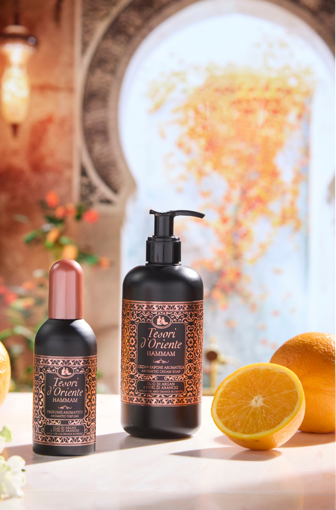 Tesori d'Oriente Sapone Liquido Mani Hammam con Olio di Argan 300 ml flacone